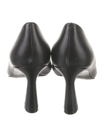 Versace Medusa Insignia Leather Pumps