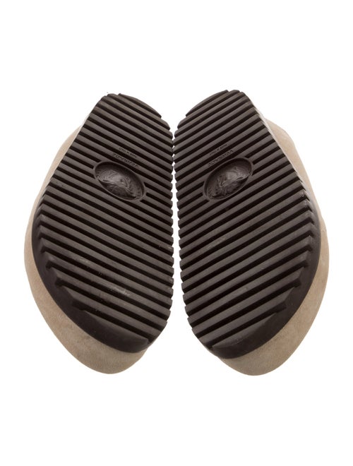 Versace Medusa Insignia Leather Slippers
