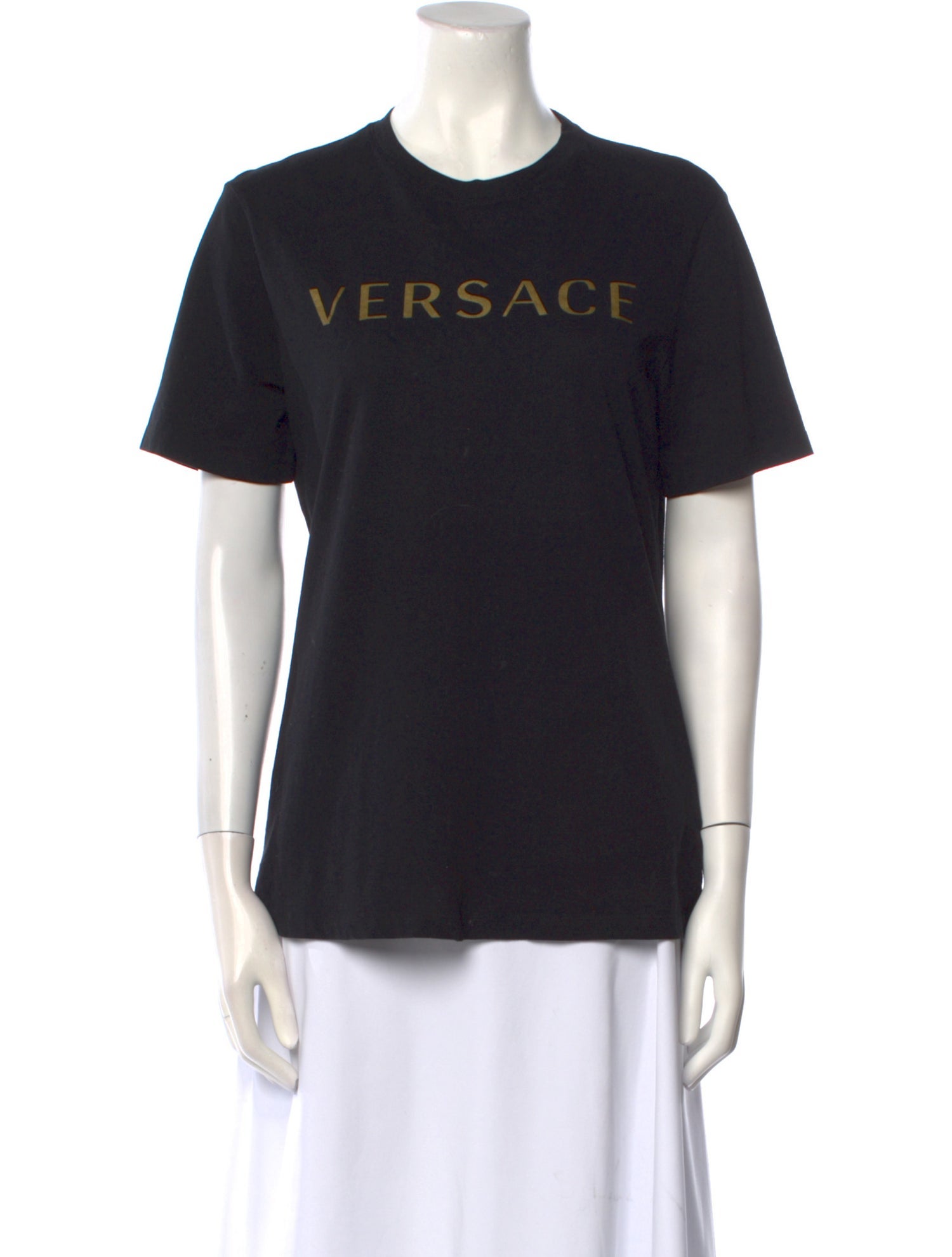 Versace Graphic Print Crew Neck T-Shirt