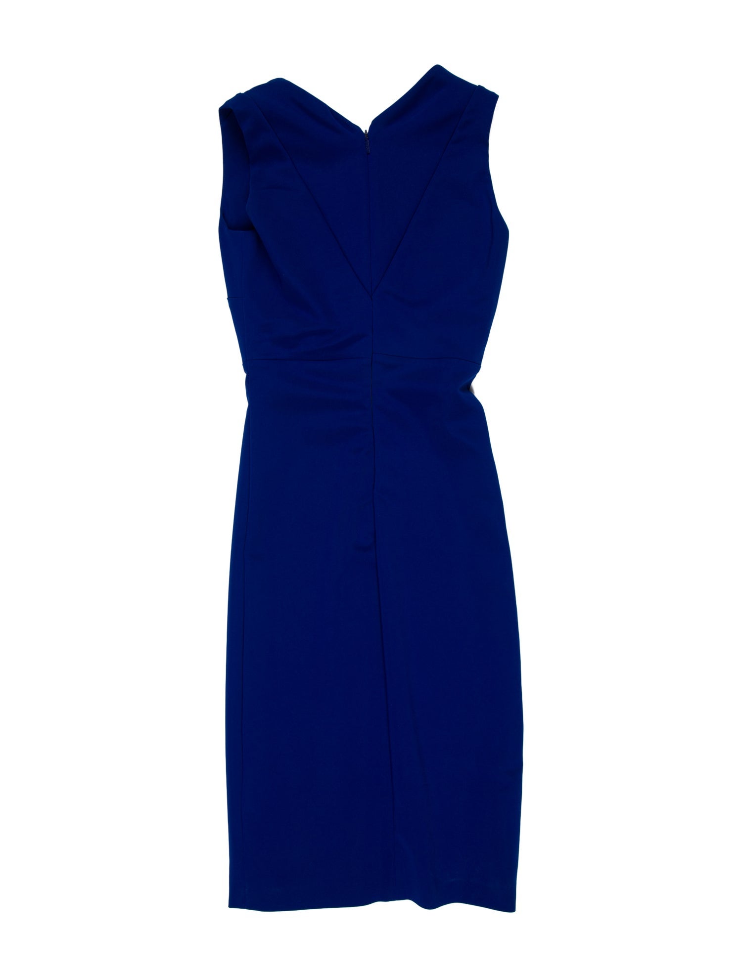 Versace V-Neck Knee-Length Dress