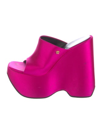 Versace Medusa Insignia Satin Slides