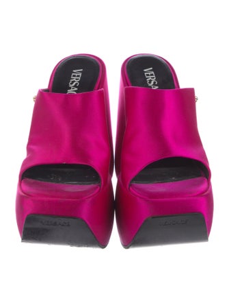 Versace Medusa Insignia Satin Slides