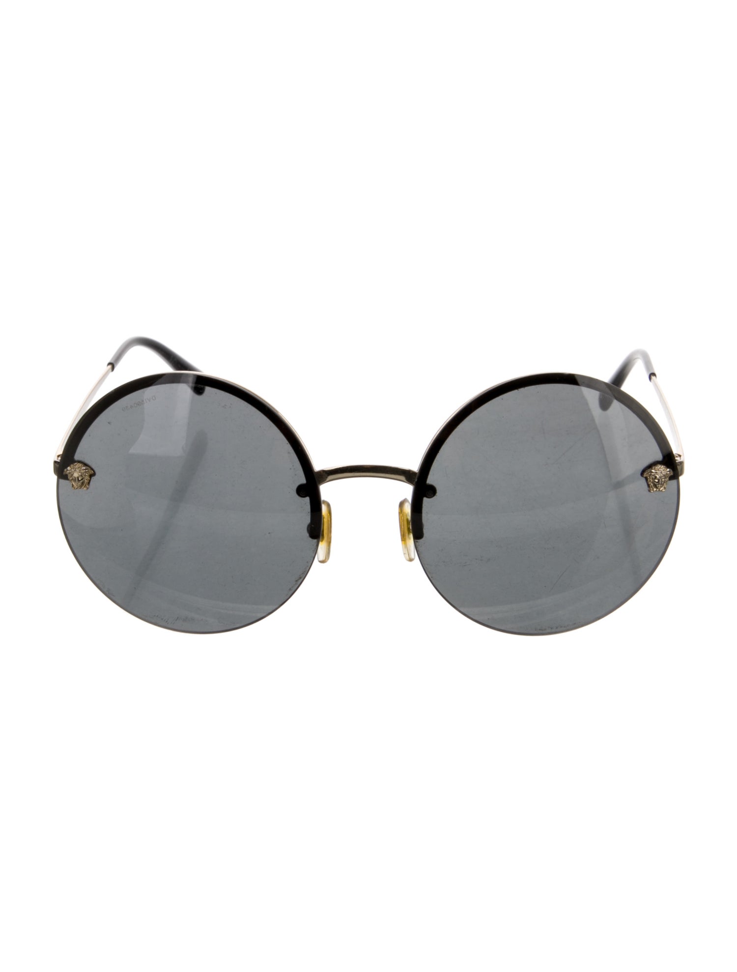 Versace Round Tinted Sunglasses