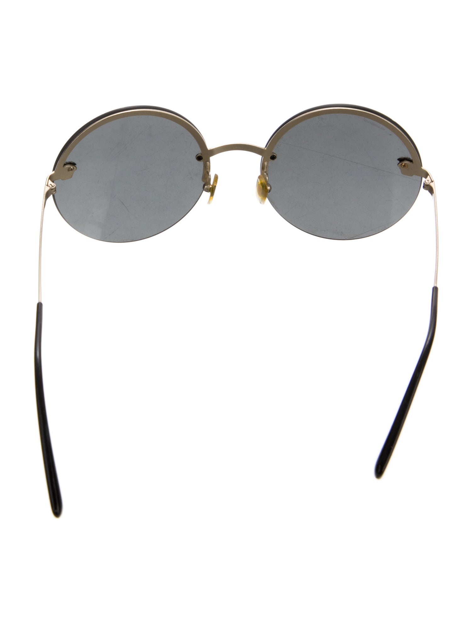 Versace Round Tinted Sunglasses