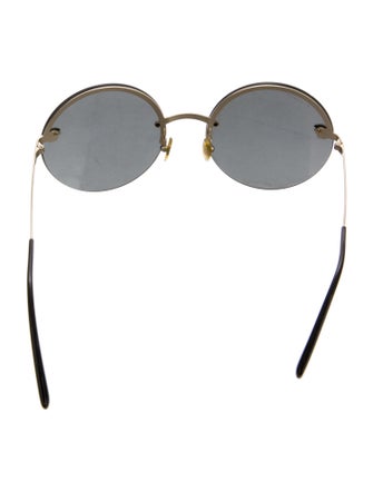 Versace Round Tinted Sunglasses