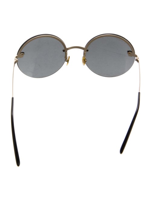 Versace Round Tinted Sunglasses