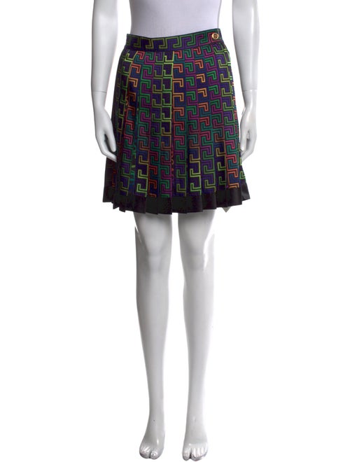 Versace Printed Knee-Length Skirt