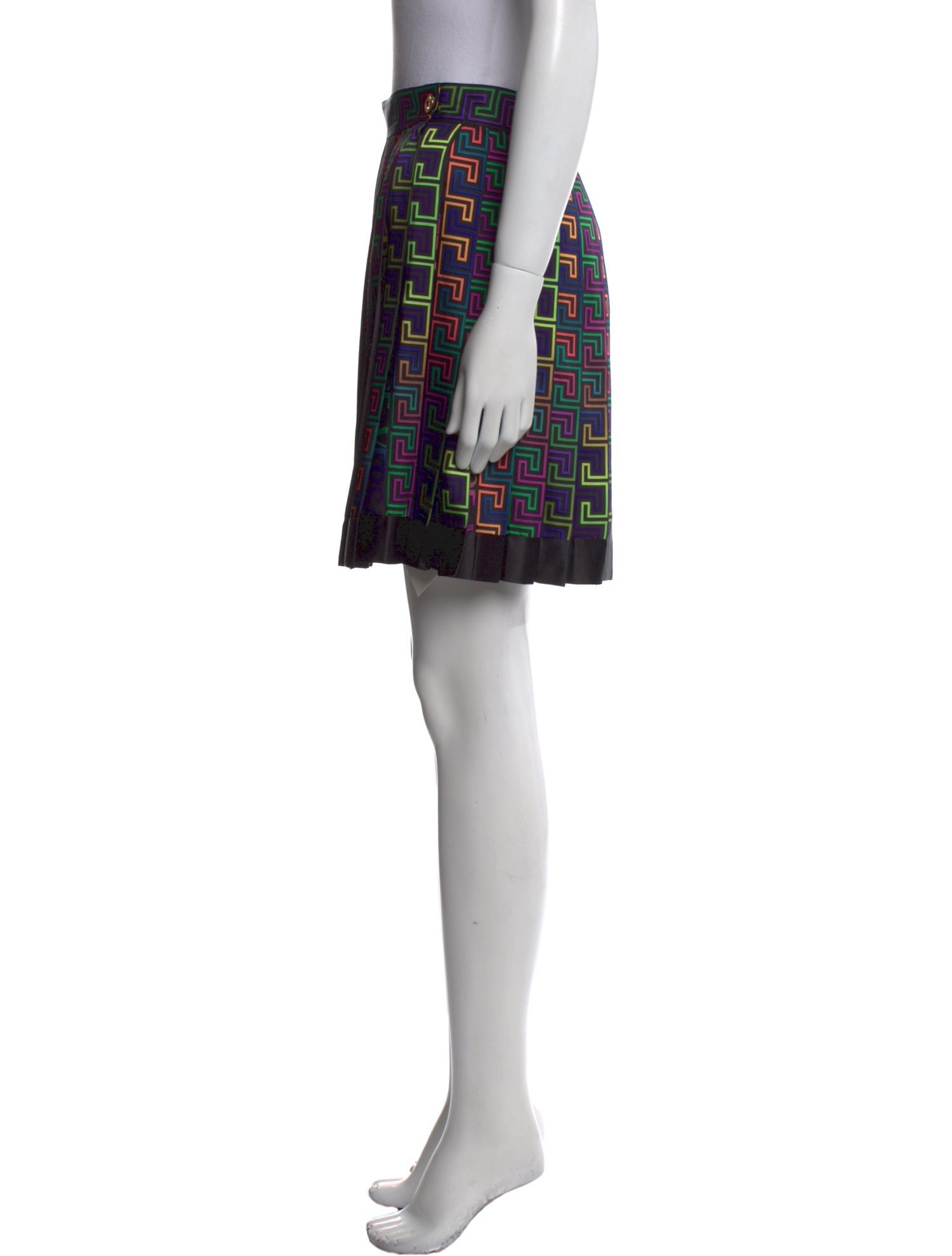Versace Printed Knee-Length Skirt