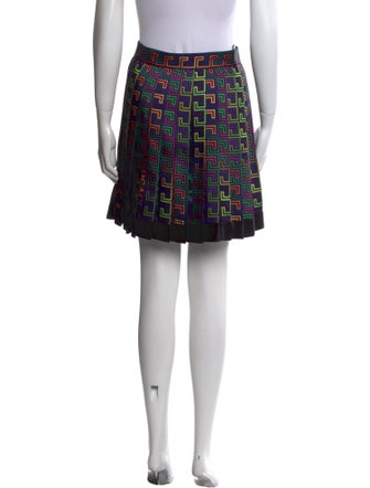Versace Printed Knee-Length Skirt