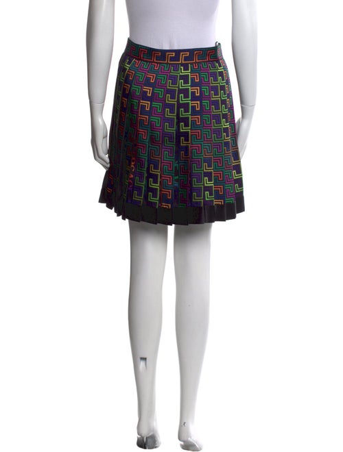 Versace Printed Knee-Length Skirt