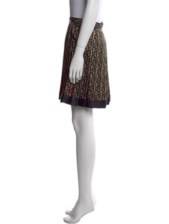 Versace Printed Knee-Length Skirt