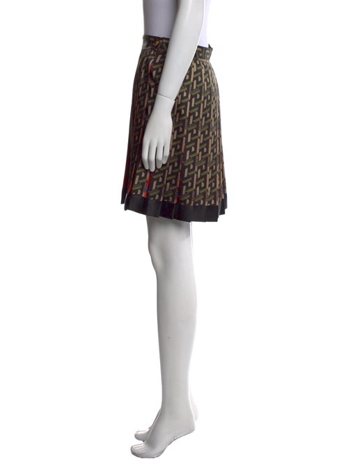 Versace Printed Knee-Length Skirt