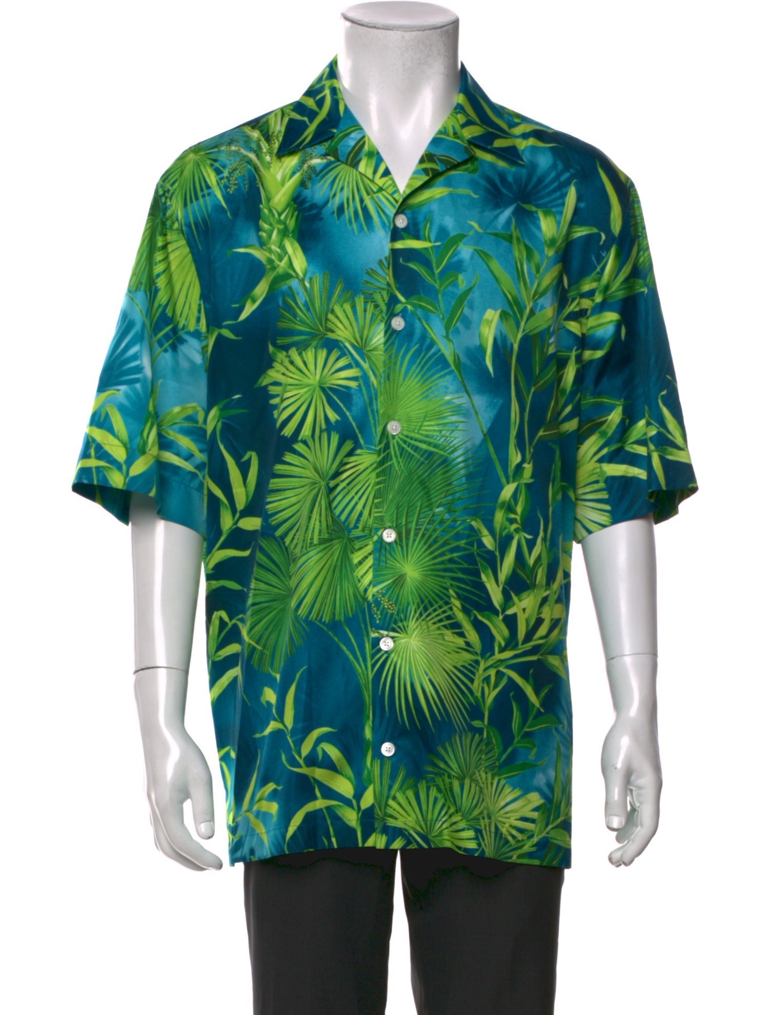 Versace Printed Short Sleeve Shirt