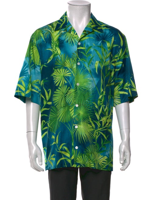 Versace Printed Short Sleeve Shirt