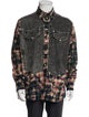 Versace Plaid Print Denim Jacket