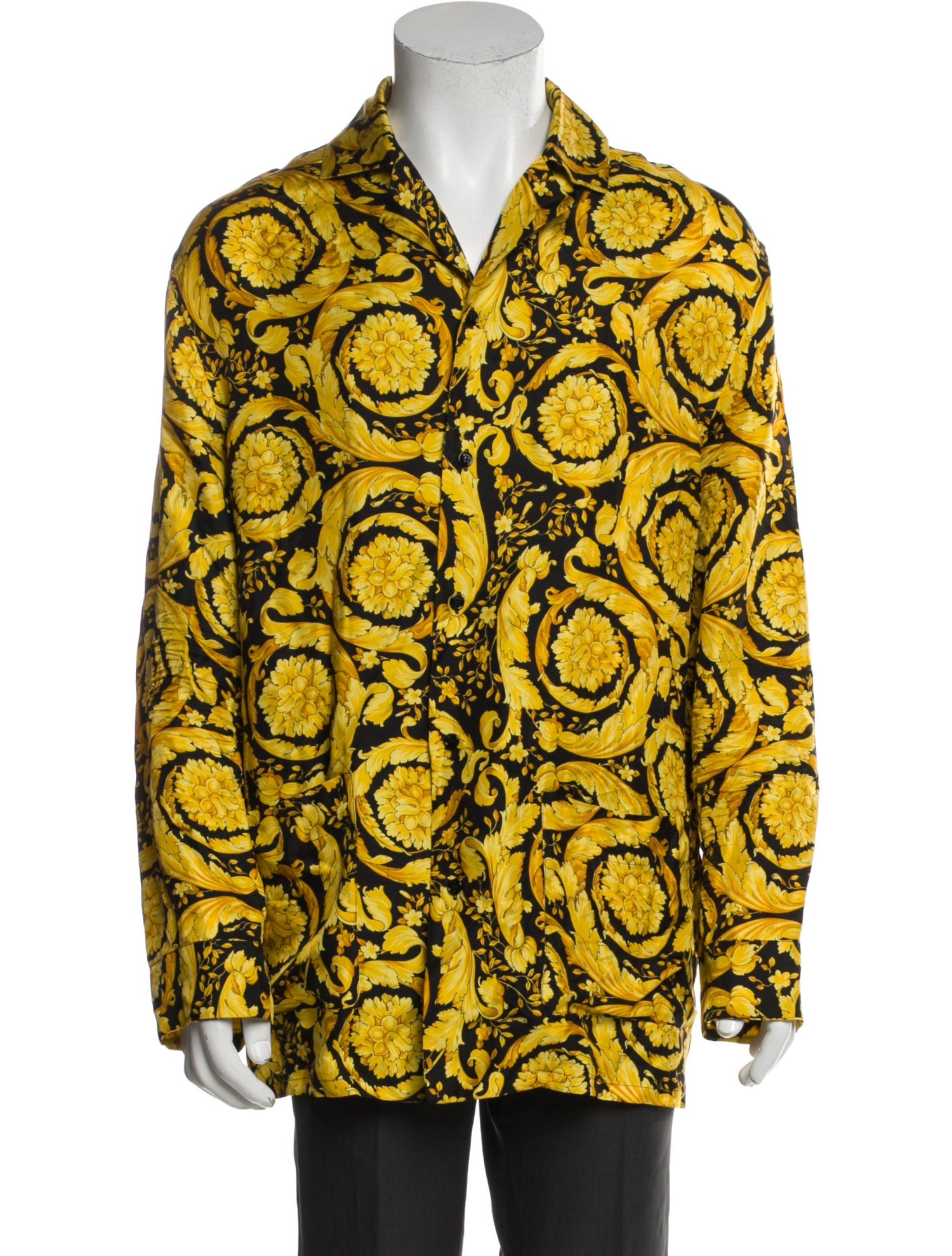 Versace Silk Printed Shirt