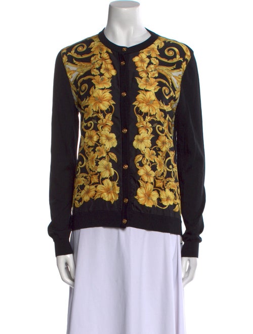 Versace Silk Printed Sweater