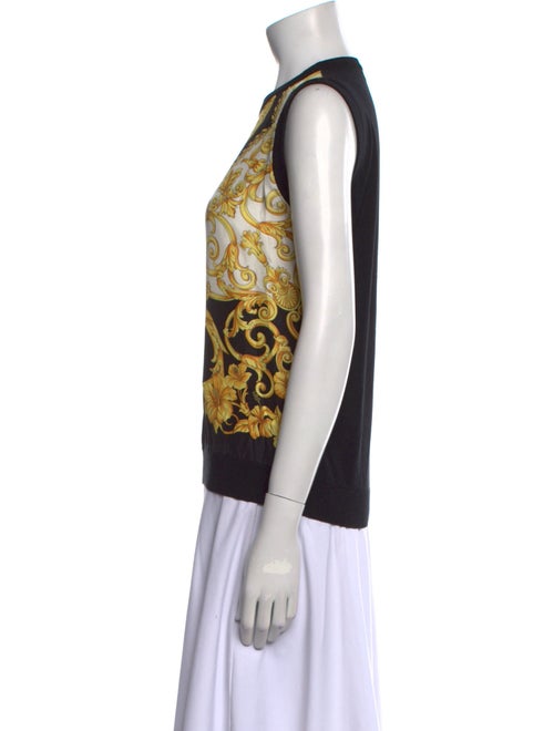 Versace Silk Printed Top