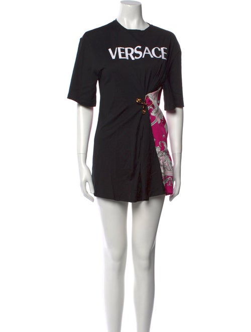 Versace Graphic Print Mini Dress
