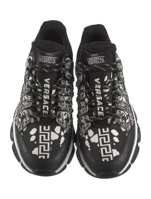 Versace Leather Printed Chunky Sneakers