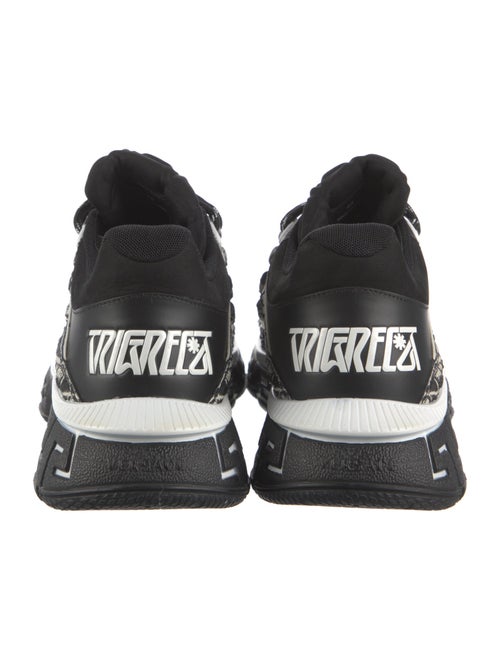 Versace Leather Printed Chunky Sneakers