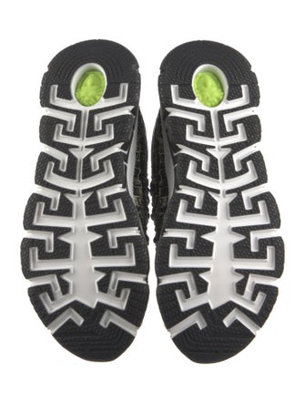 Versace Leather Printed Chunky Sneakers