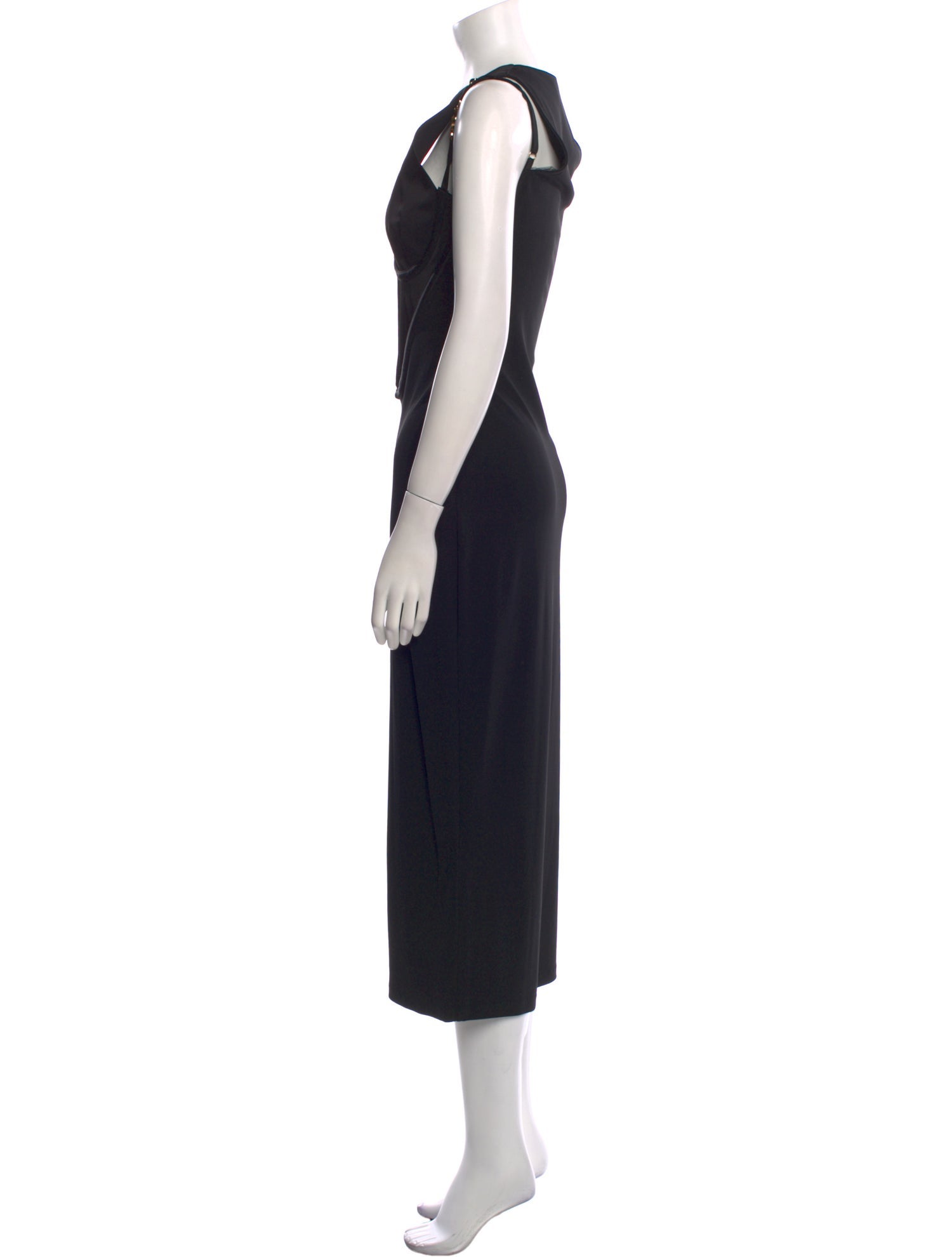 Versace Cowl Neck Long Dress