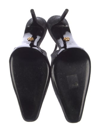 Versace Jacquard Slingback Sandals