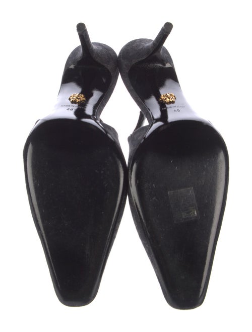 Versace Jacquard Slingback Sandals