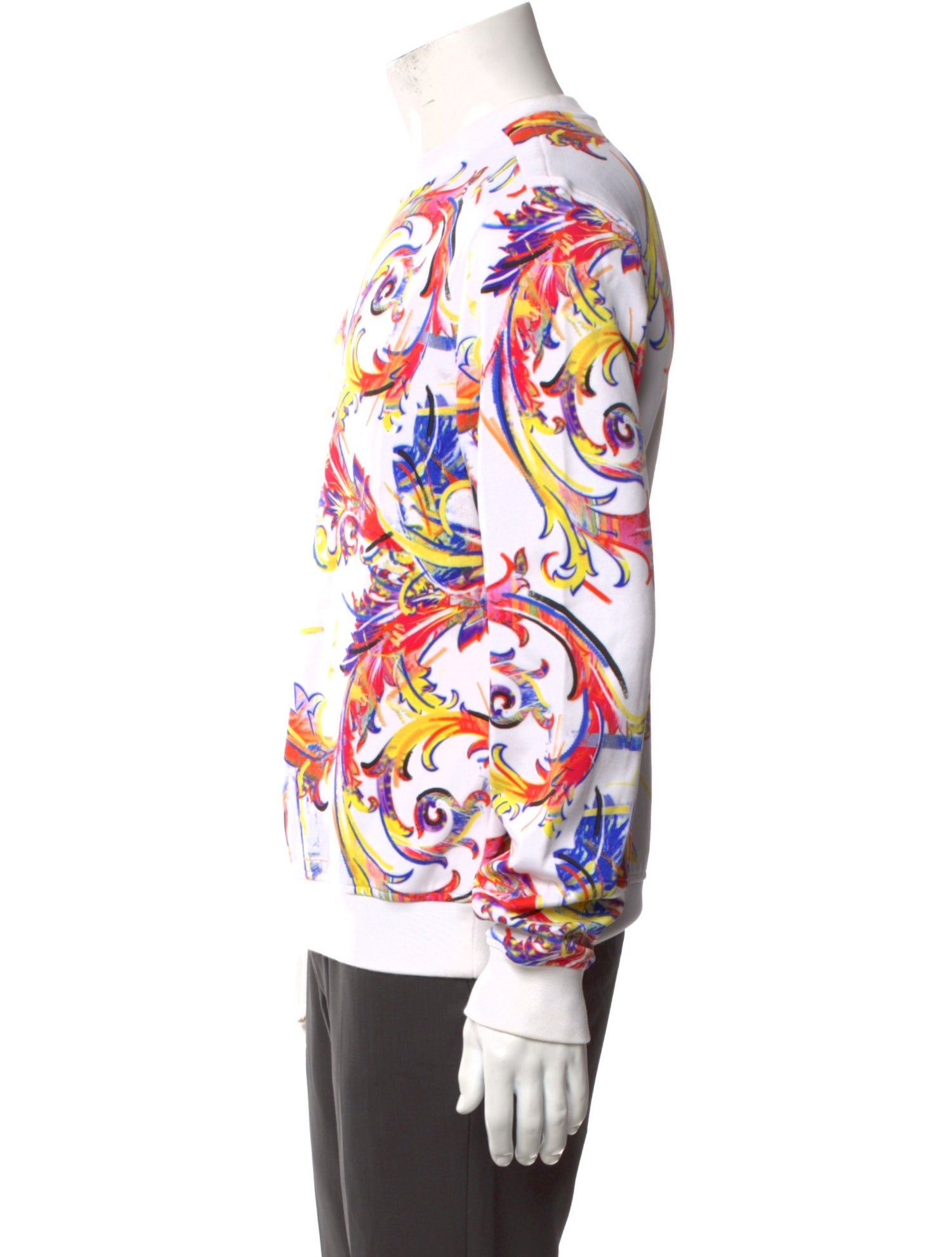 Versace Printed Crew Neck Sweatshirt