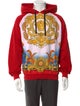 Versace Graphic Print Crew Neck Hoodie