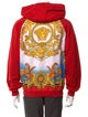 Versace Graphic Print Crew Neck Hoodie