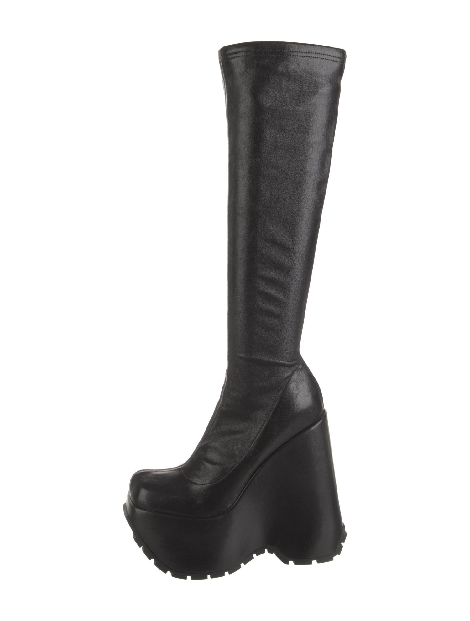 Versace Leather Sock Boots
