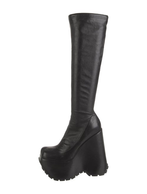 Versace Leather Sock Boots