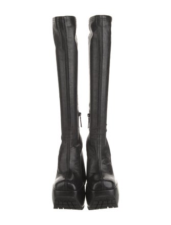 Versace Leather Sock Boots