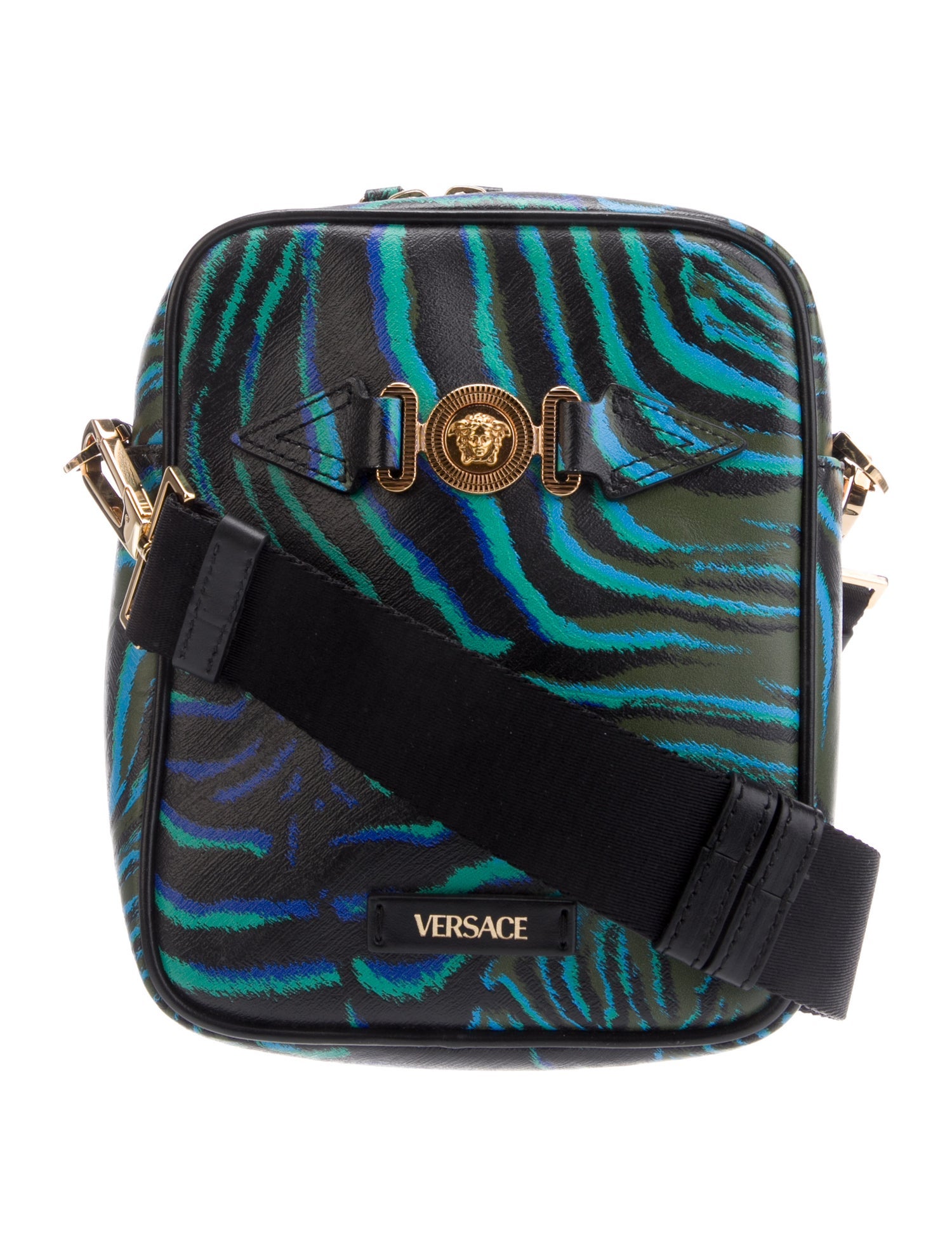 Versace Leather Crossbody Bag