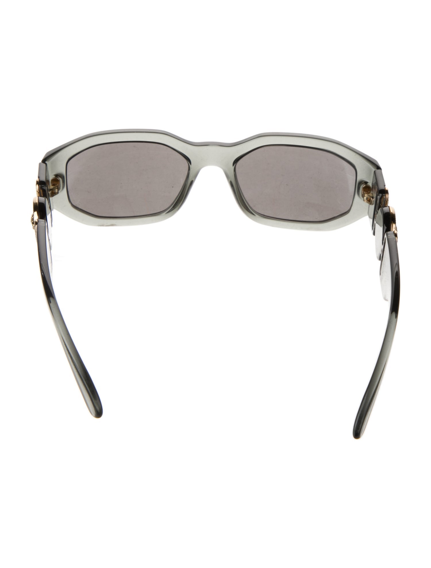 Versace Shield Mirrored Sunglasses
