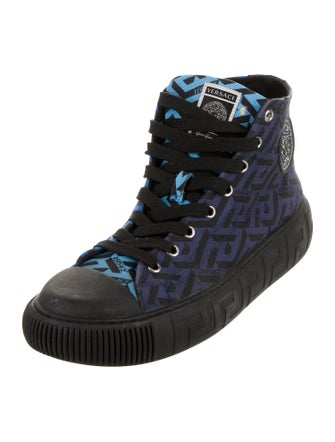 Versace Canvas Printed Sneakers