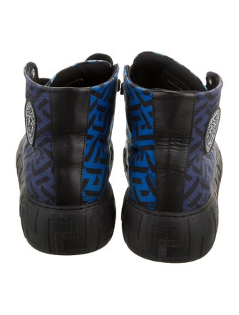 Versace Canvas Printed Sneakers