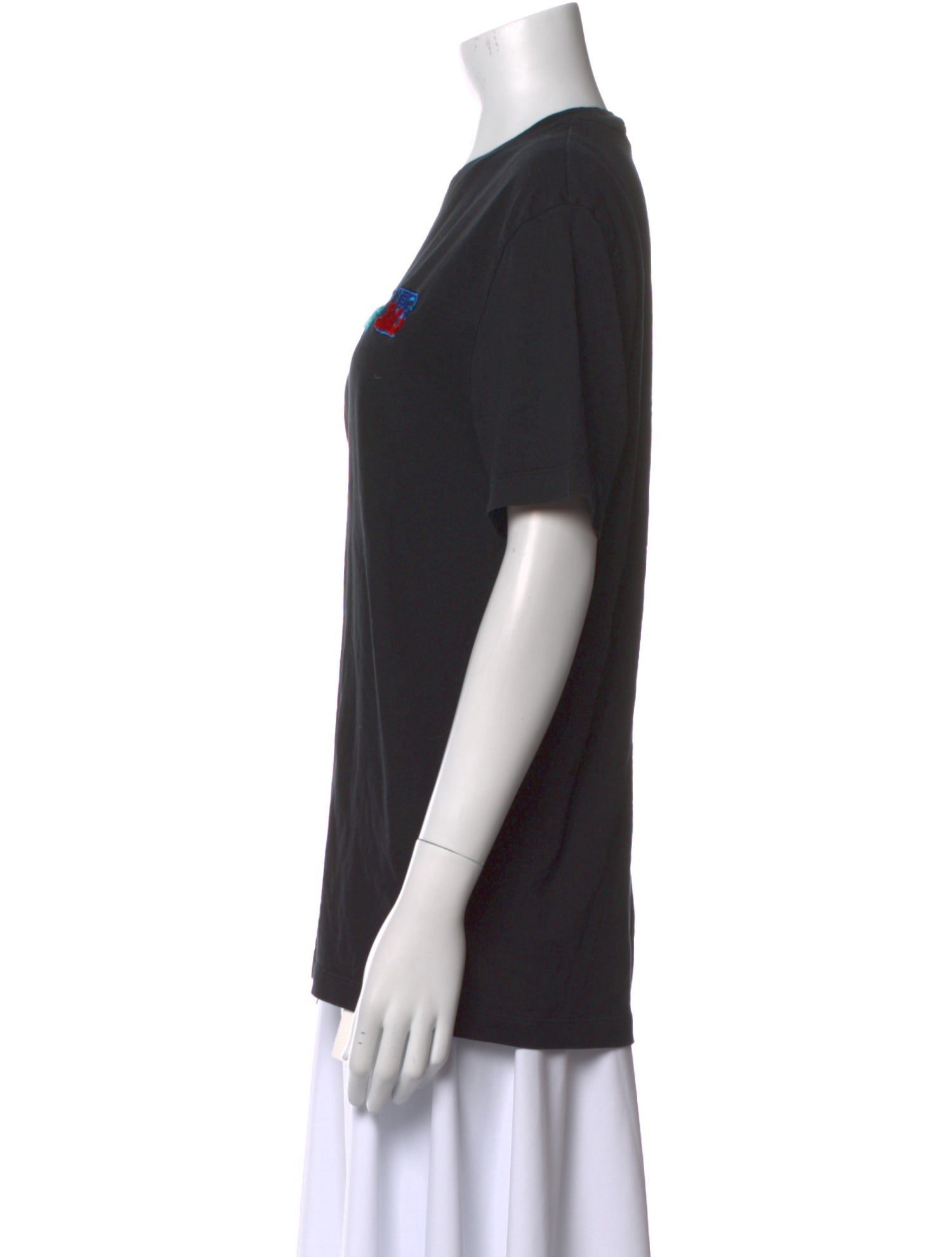 Versace Graphic Print Crew Neck T-Shirt