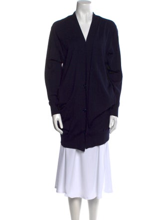 Versace Wool V-Neck Sweater