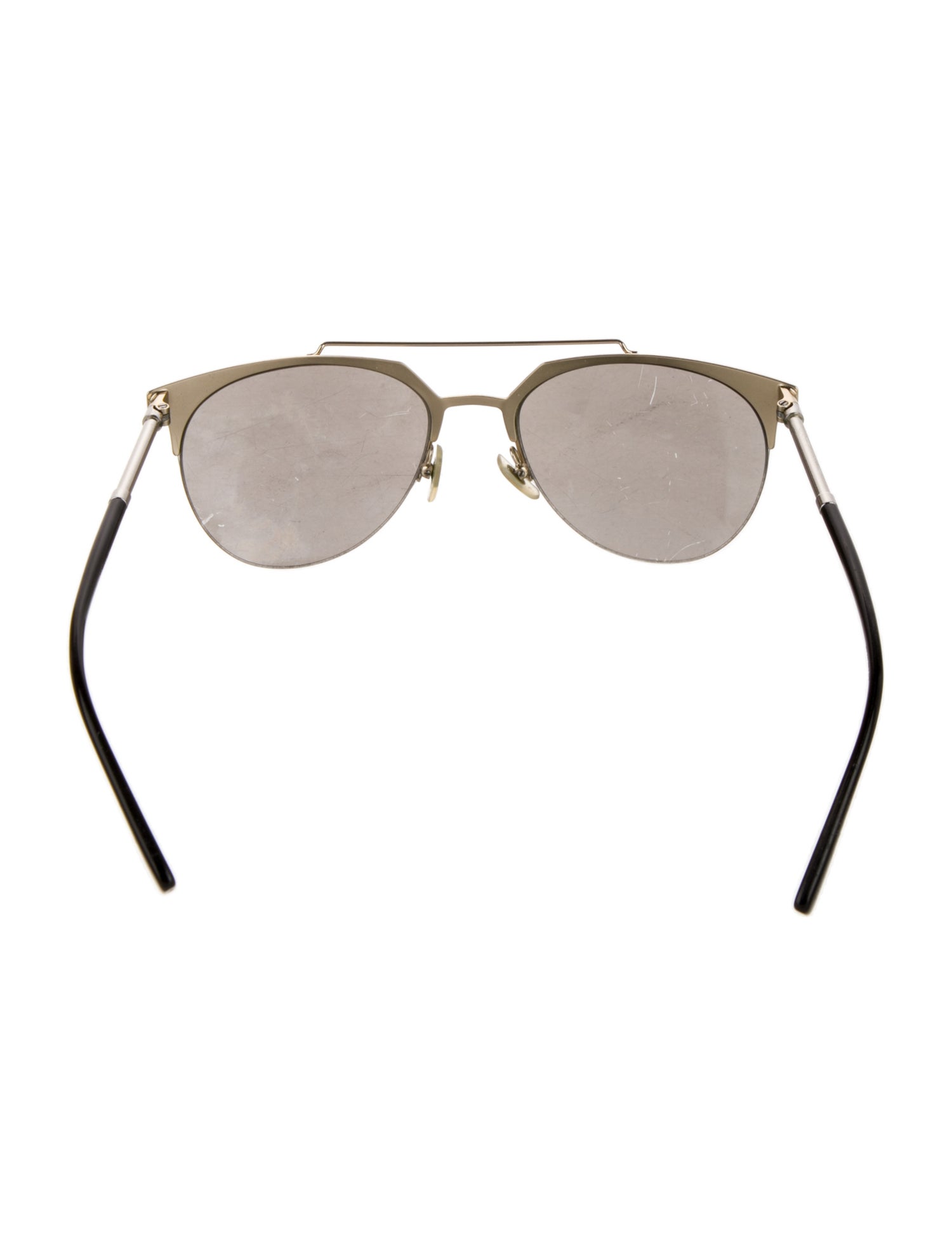 Versace Aviator Mirrored Sunglasses