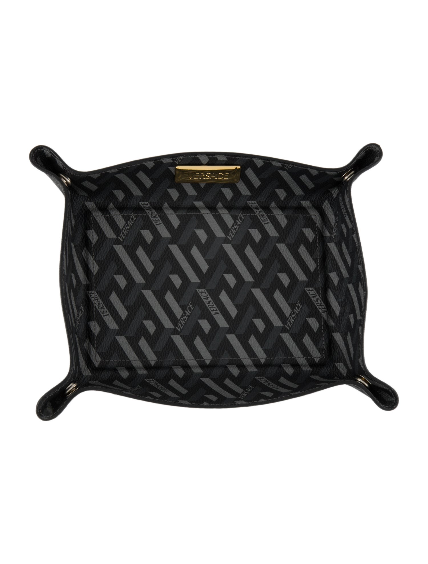 Versace Coated Canvas Tray