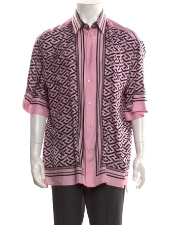 Versace Silk Printed Shirt