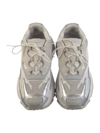 Versace Mesh Colorblock Pattern Sneakers