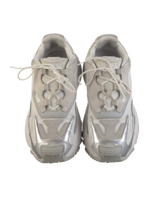 Versace Mesh Colorblock Pattern Sneakers