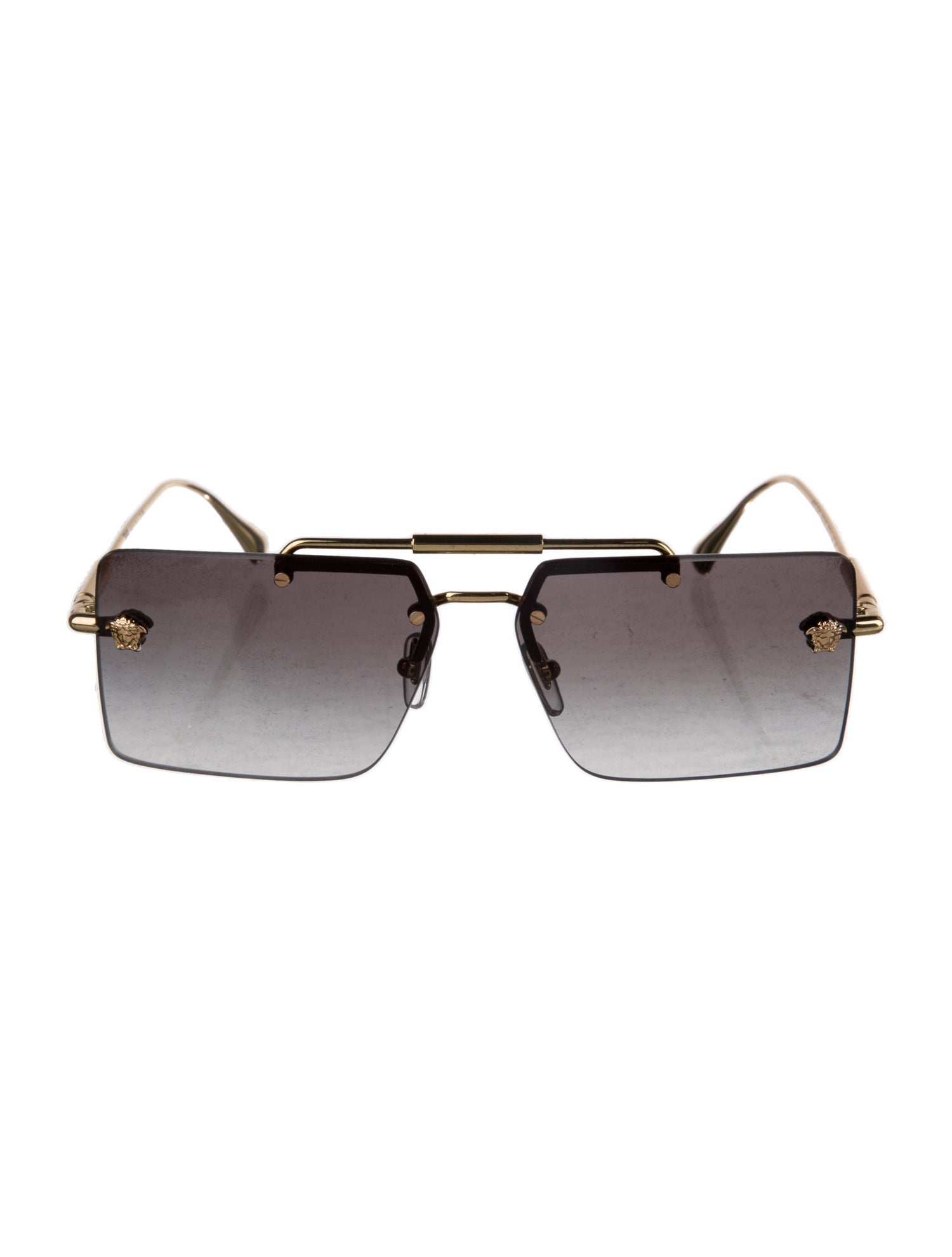 Versace Square Gradient Sunglasses w/ Tags