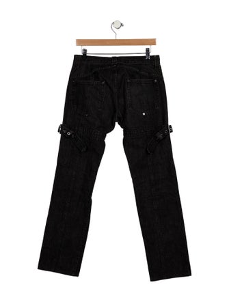 Versace Mid-Rise Straight Leg Jeans