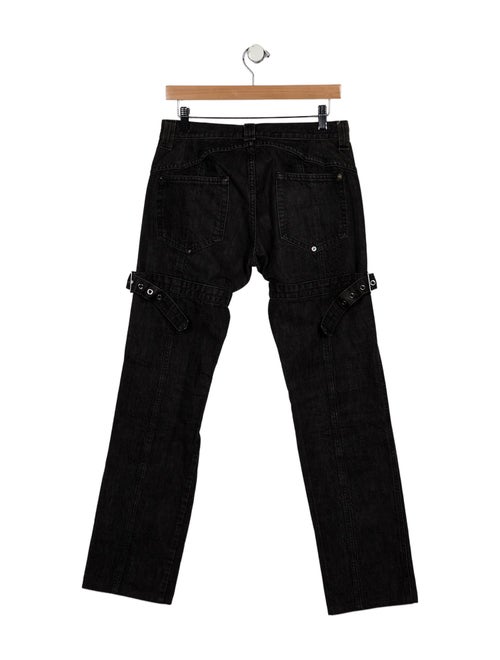 Versace Mid-Rise Straight Leg Jeans