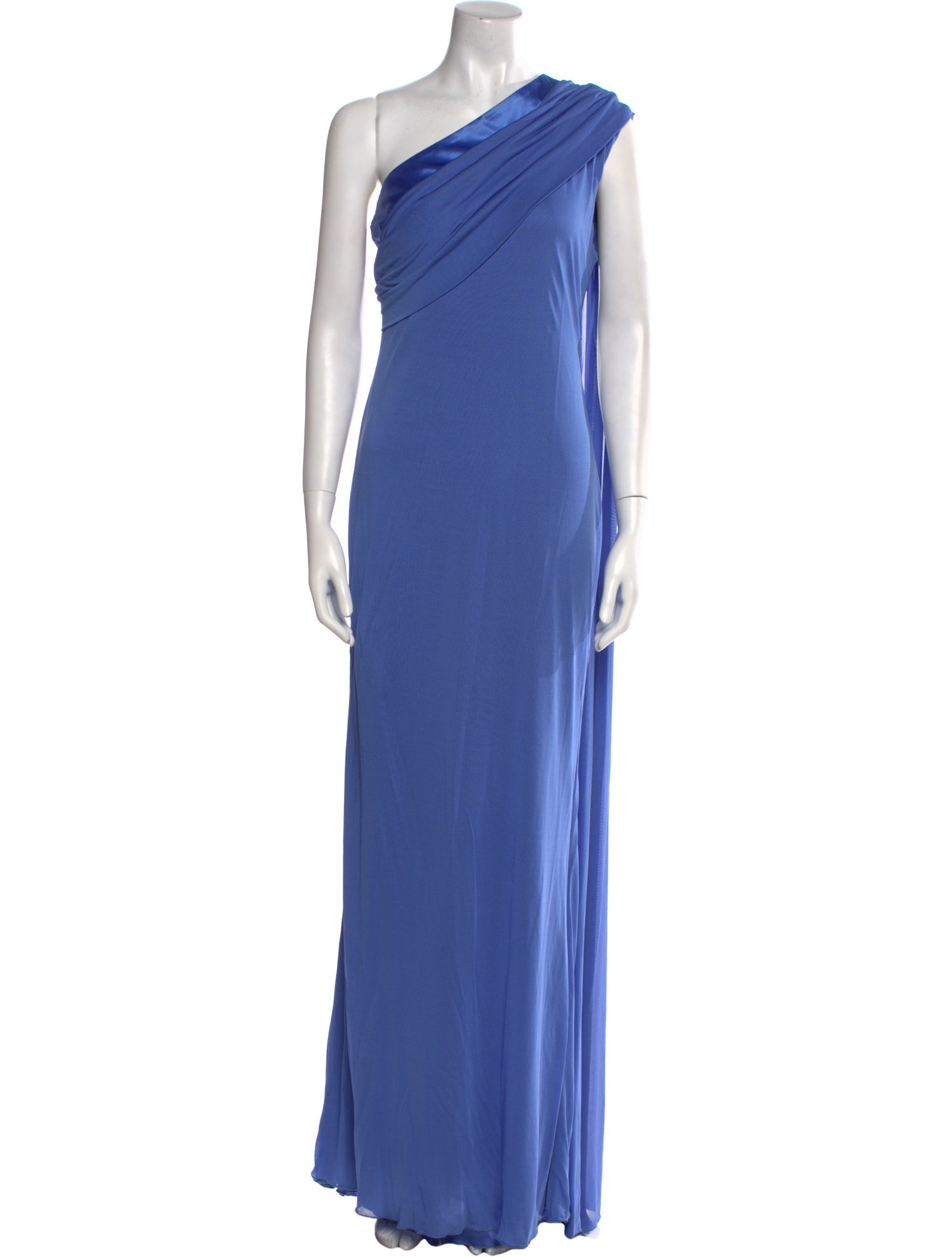 Versace One-Shoulder Long Dress